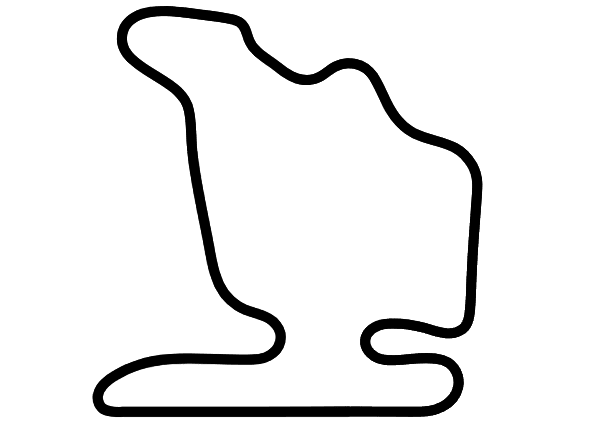 Hungaroring track layout map
