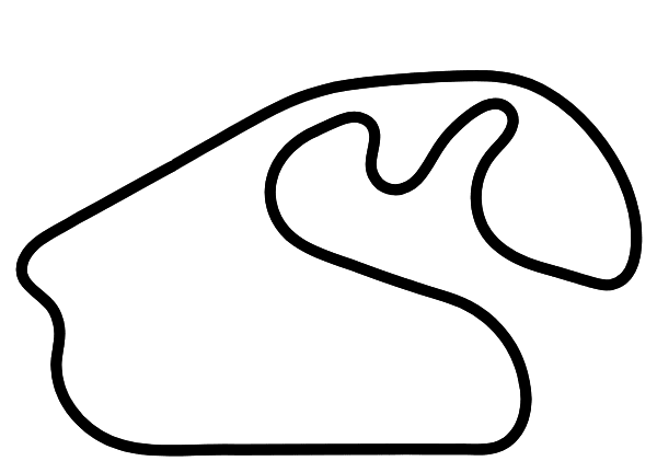 Interlagos Circuit track layout map